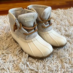 Sperry Saltwater toddler boots, size 10. Great condition!